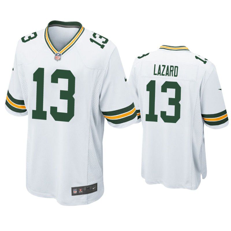 Men Green Bay Packers #13 Allen Lazard Nike White Game NFL Jersey